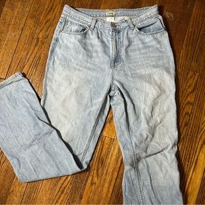 VINTAGE L.L BEAN STRAIGHT LEG HIGH WAISTED DENIM